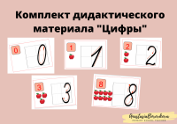 Комплект дидактического материала "Цифры"